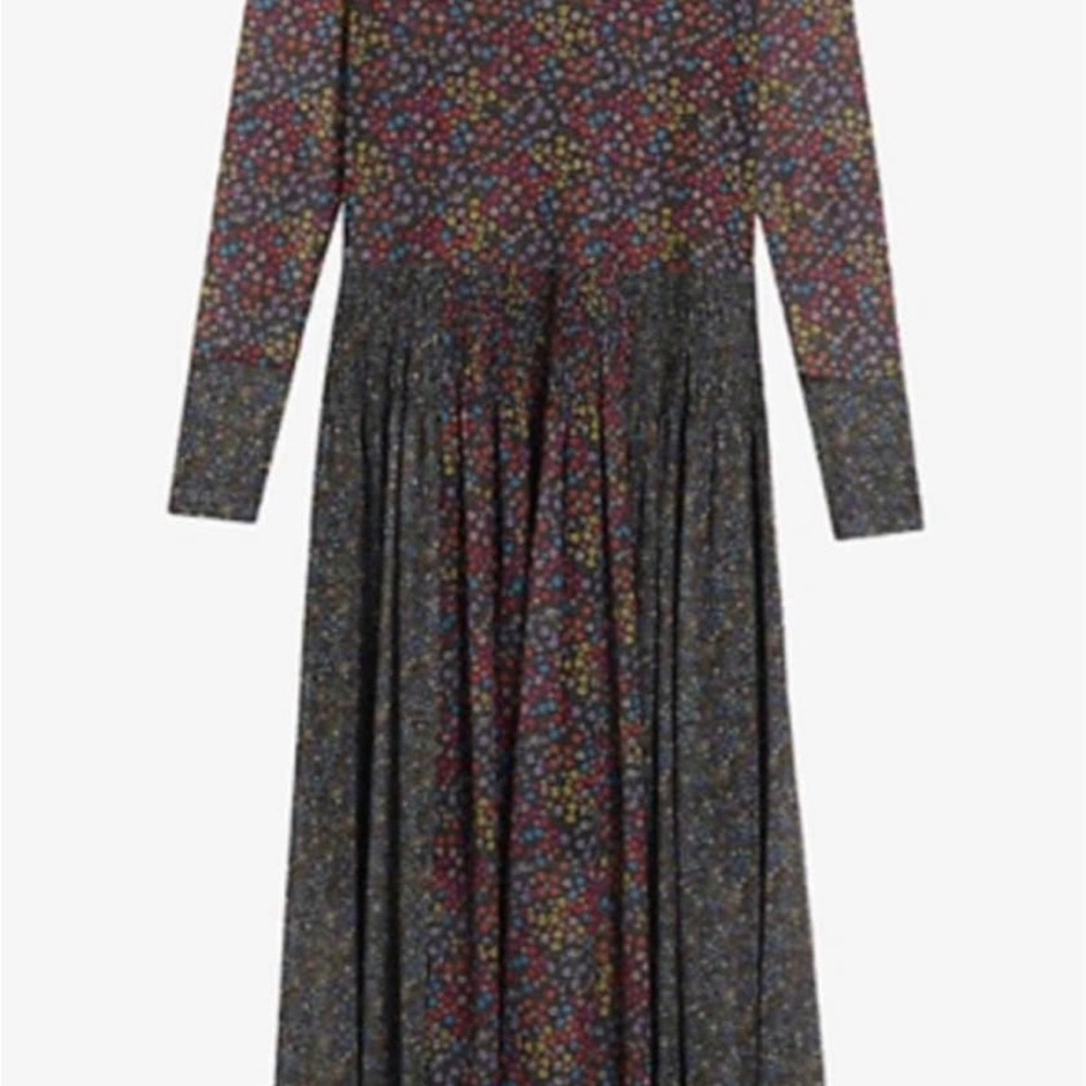 Floral Long Sleeve Maxi Dress